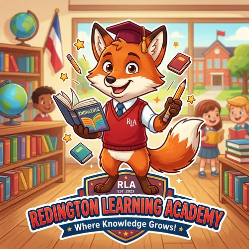 Redington Learning Academy Cartoon Mascot Design