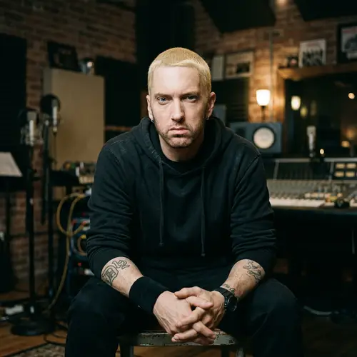 Eminem Portrait - Iconic Rapper Artwork