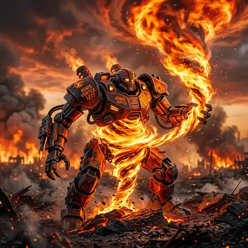 Fire Tornado Inspired Robot Design