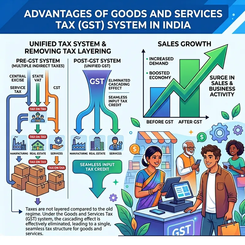 Benefits of GST in India Benefits of GST in India