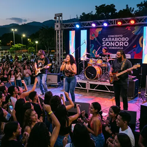 Lively Concert in Carabobo, Venezuela: Young Musicians Shine