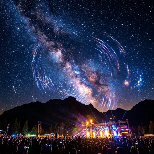 EDM Starry Night: Dance of the Stars