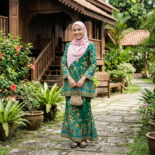 Malay Malaysian Traditional Dress and Hijab Fashion