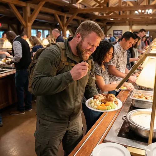 Survival Game Protagonist Feast Buffet - Enjoy Robust Dining Experience