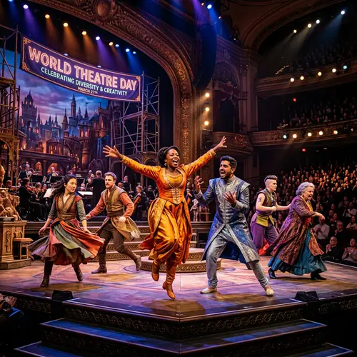 Extravagant Theater Performance for World Theatre Day