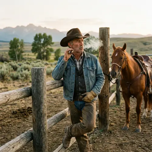 Smoking Cowboy: A Classic Western Icon