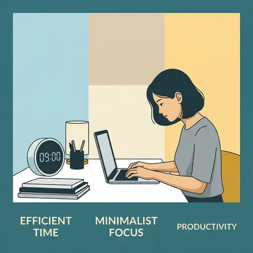 Efficient Time Allocation & Focused Productivity | Minimalist Workspace