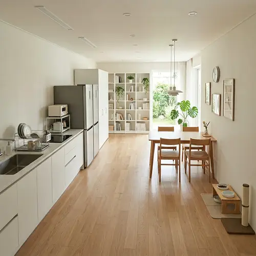 Spacious 3.5m x 8m Room Design Ideas