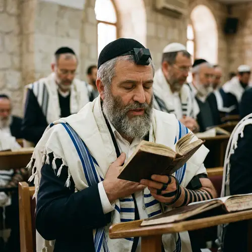 Traditional Jewish Prayer Session | Spiritual Devotion