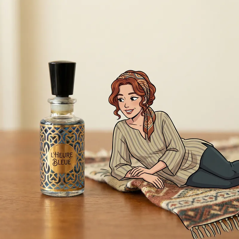 High-End Gucci Perfume Bottle & Cartoon Character