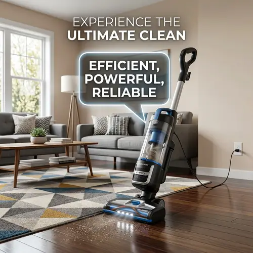 Efficient and Powerful Residential Vacuum Cleaner Poster