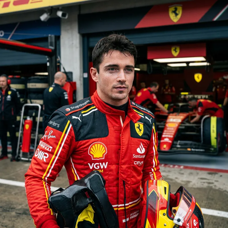 Ultra Realistic F1 Scuderia Ferrari Driver Portrait