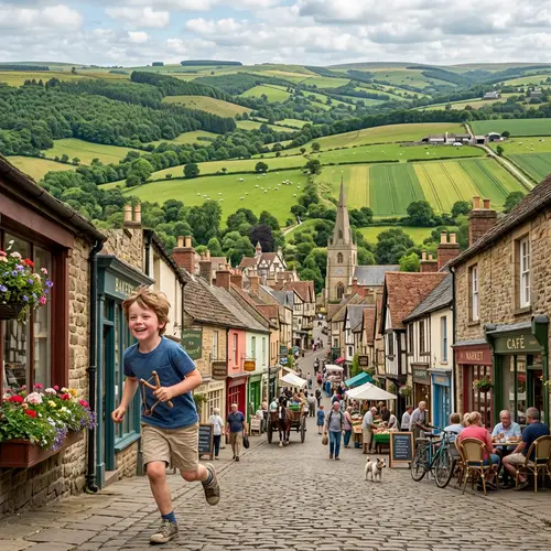 Bustling Town of Alex: Between Rolling Hills & Verdant Fields