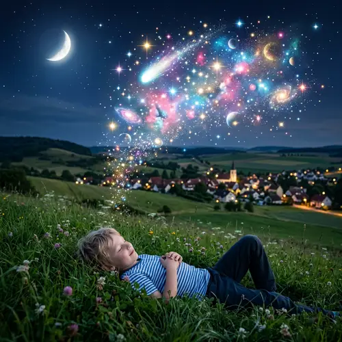 Dreamer Alex: Reaching for the Stars in Serene Countryside