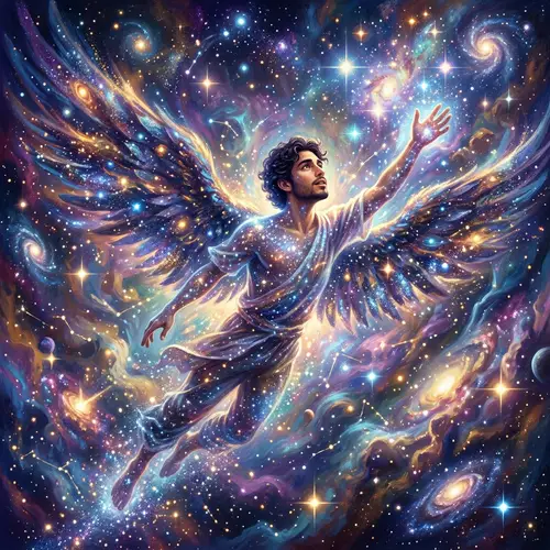 Alex's Surreal Journey Through the Cosmic Expanse