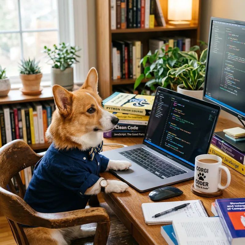 Programmer Corgi: A Cute Coding Companion
