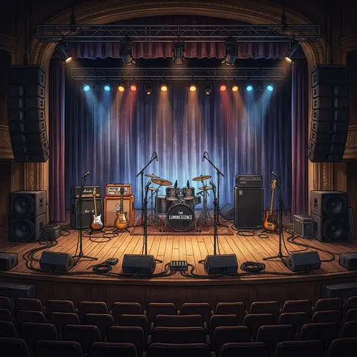 Incredible Stage Setup for Music Bands