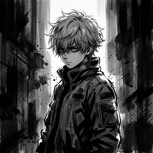 Yoji Shinkawa Inspired Anime Young Boy Art