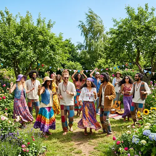 Ecstatic Dance Event with Diverse Group of Individuals