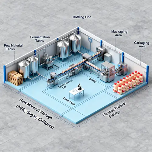 Factory Floor Plan Design for Yakult Production