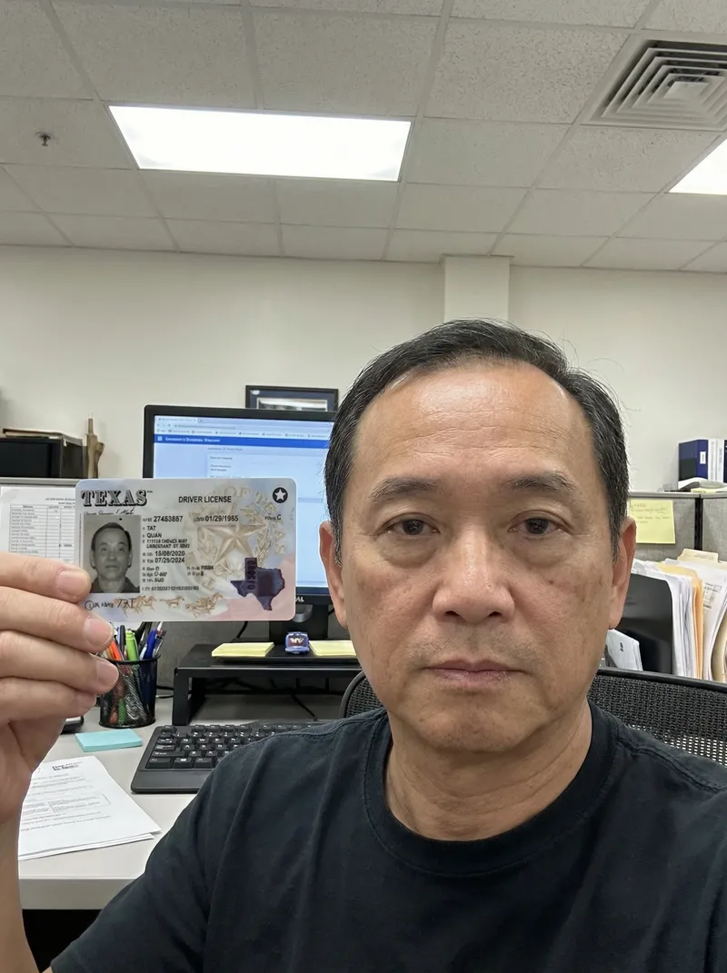 Professional ID Photo in Office Setting