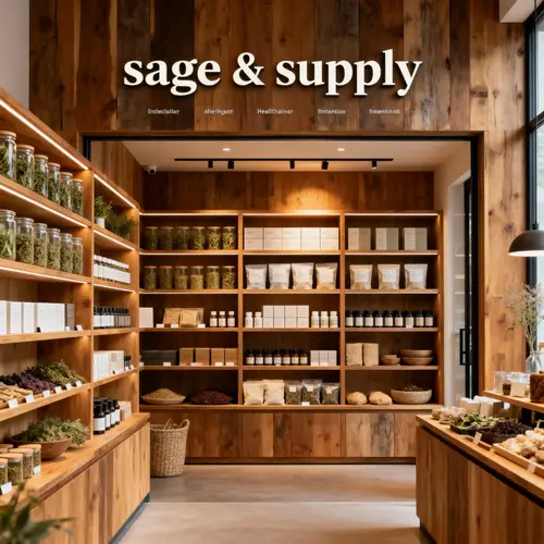 Sage & Supply: Rustic Modern Retail Design