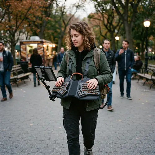 Innovative Handheld Keyboard for On-the-Go Typing