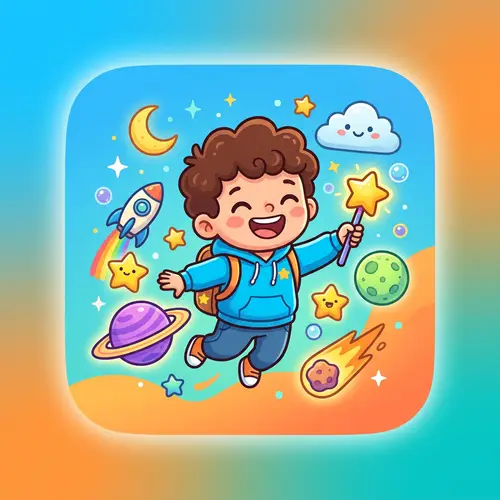 KidSpace - Fun App Icon for Kids