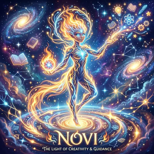 Novi: Glowing Spirit of Creativity and Guidance