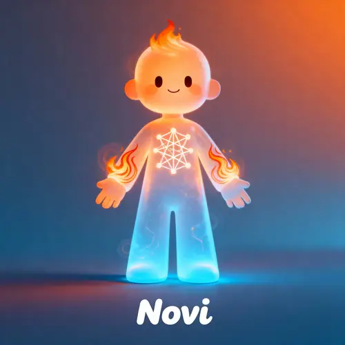 Novi: Glowing Spirit of Creativity and Guidance