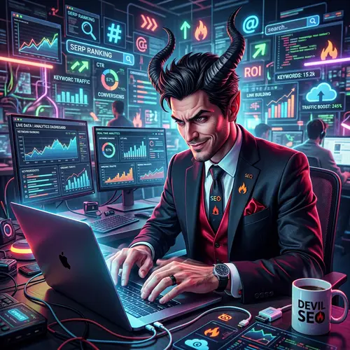 Devil-Themed SEO Expert: Mastering Digital Marketing