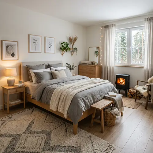 Cozy Scandinavian Bedroom Decor Ideas