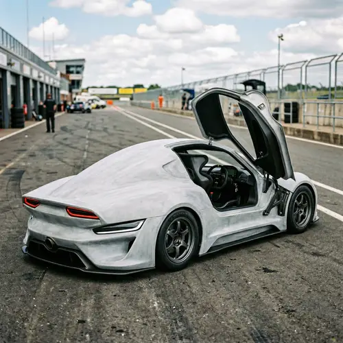 Aerodynamic 2-Seater Go Kart Coupe Design