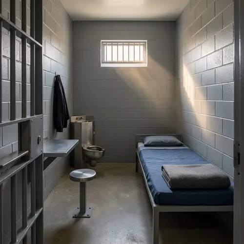 Inside a Serene Prison Cell