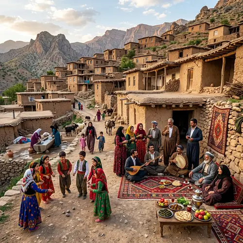 Discover Kurdish Culture: Traditional Life in Mountain Landscape