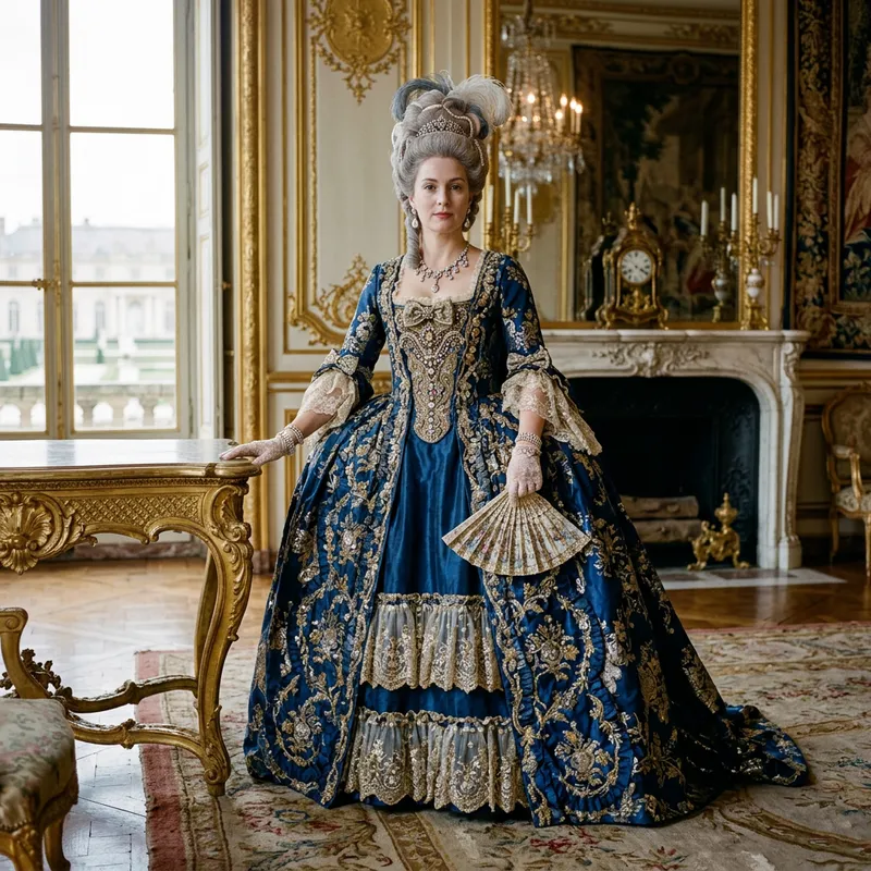 Catherine the Great Portrait in 18th Century Style