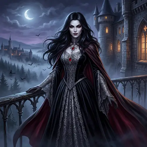 Vampire Woman: Dark Beauty and Mystique