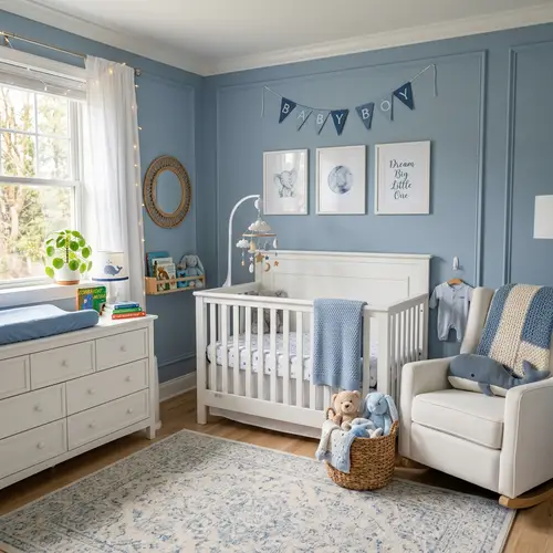 Beautiful Blue Baby Room Ideas