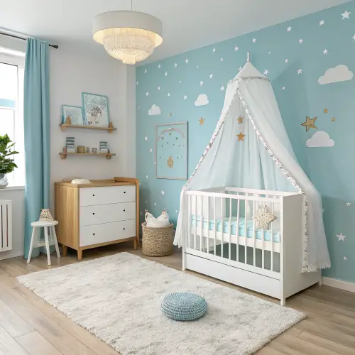 Beautiful Blue Baby Room Ideas