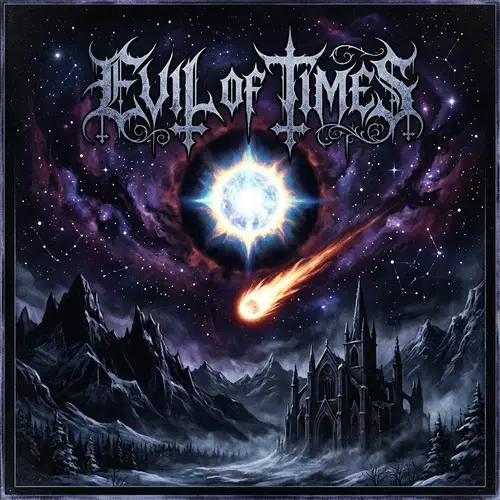 Evil Of Times: Gothic Black Metal Cover Art