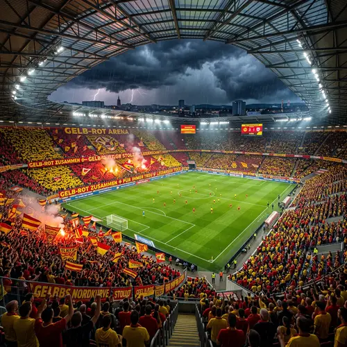 Grand Modern Football Stadium with Ultras Stand