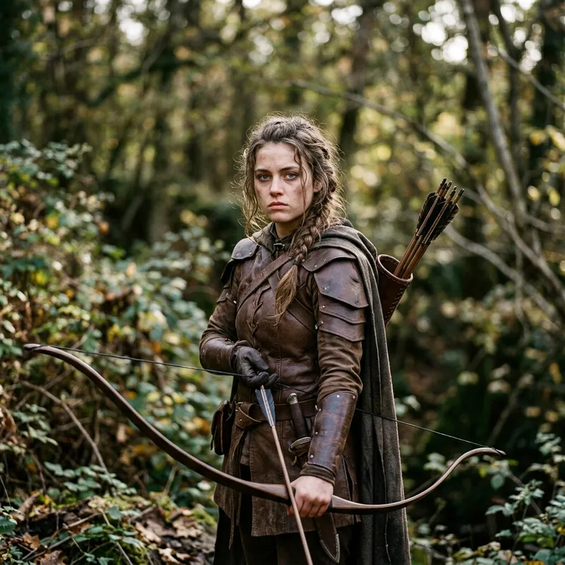 Elara - Brave Archer in Leather Armor