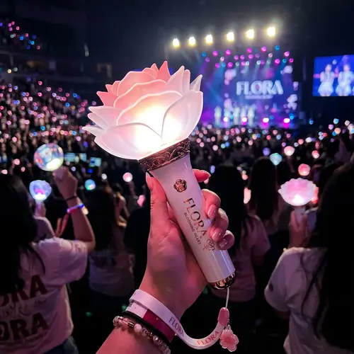 Charming Kpop Flower Petal Lightstick Design