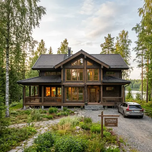 Timber-Frame House for Sale | Finnish Construction | Nature & Comfort