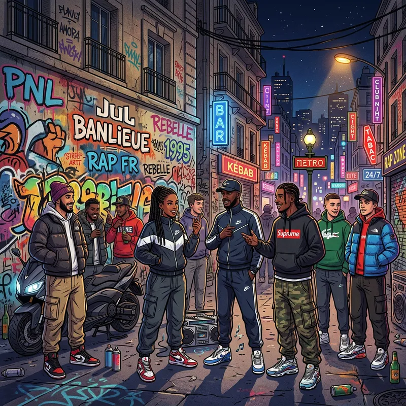 Modern French Rap Inspired by Booba and Laylow