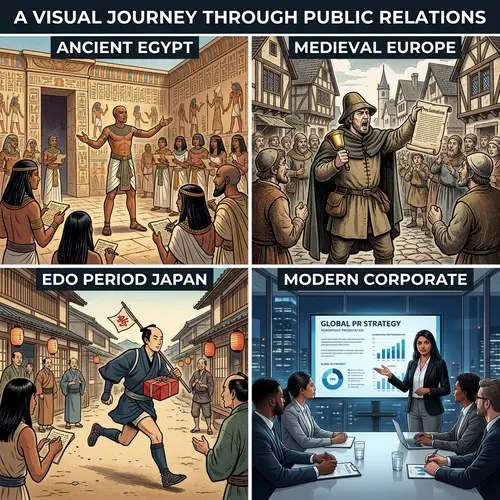 Public Relations Across History: Egyptian, European, Japanese & Modern Examples