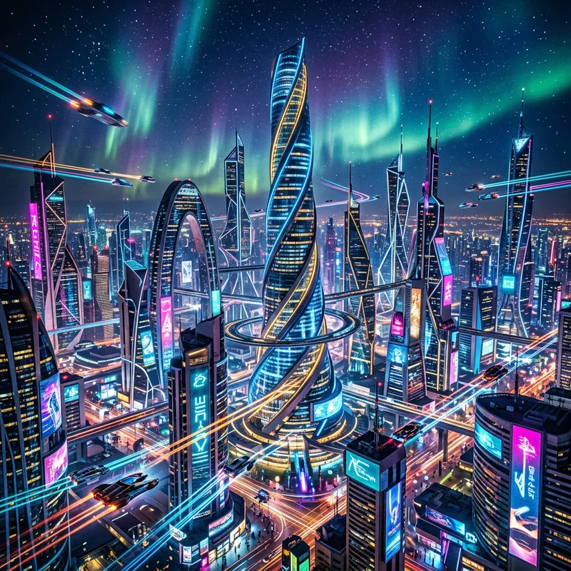 Futuristic Cityscape | Abstract Urban Architecture Futuristic Cityscape | Abstract Urban Architecture
