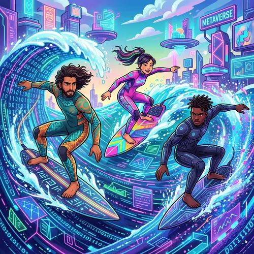 Diverse Surfers in the Metaverse: Digital Wave Riding