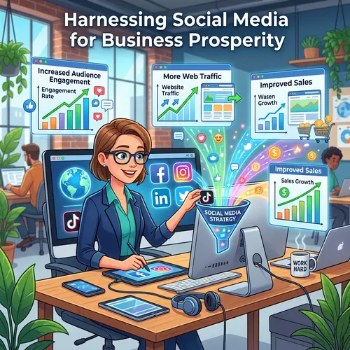 Harnessing Social Media for Business Prosperity: Maximize Engagement & Sales