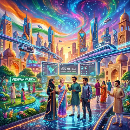 Vibrant Digital India in Metaverse: Futuristic Virtual World